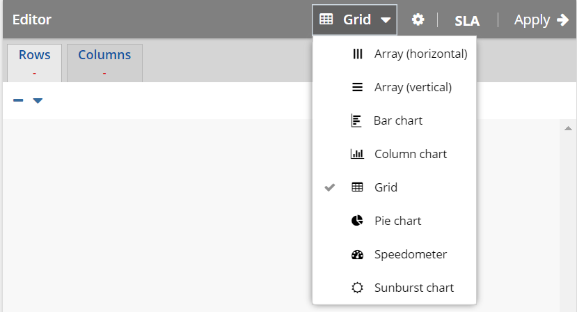 View Options in the Editor Window